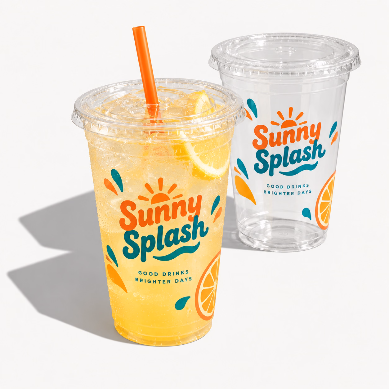 Custom Plastic Cups design illustration