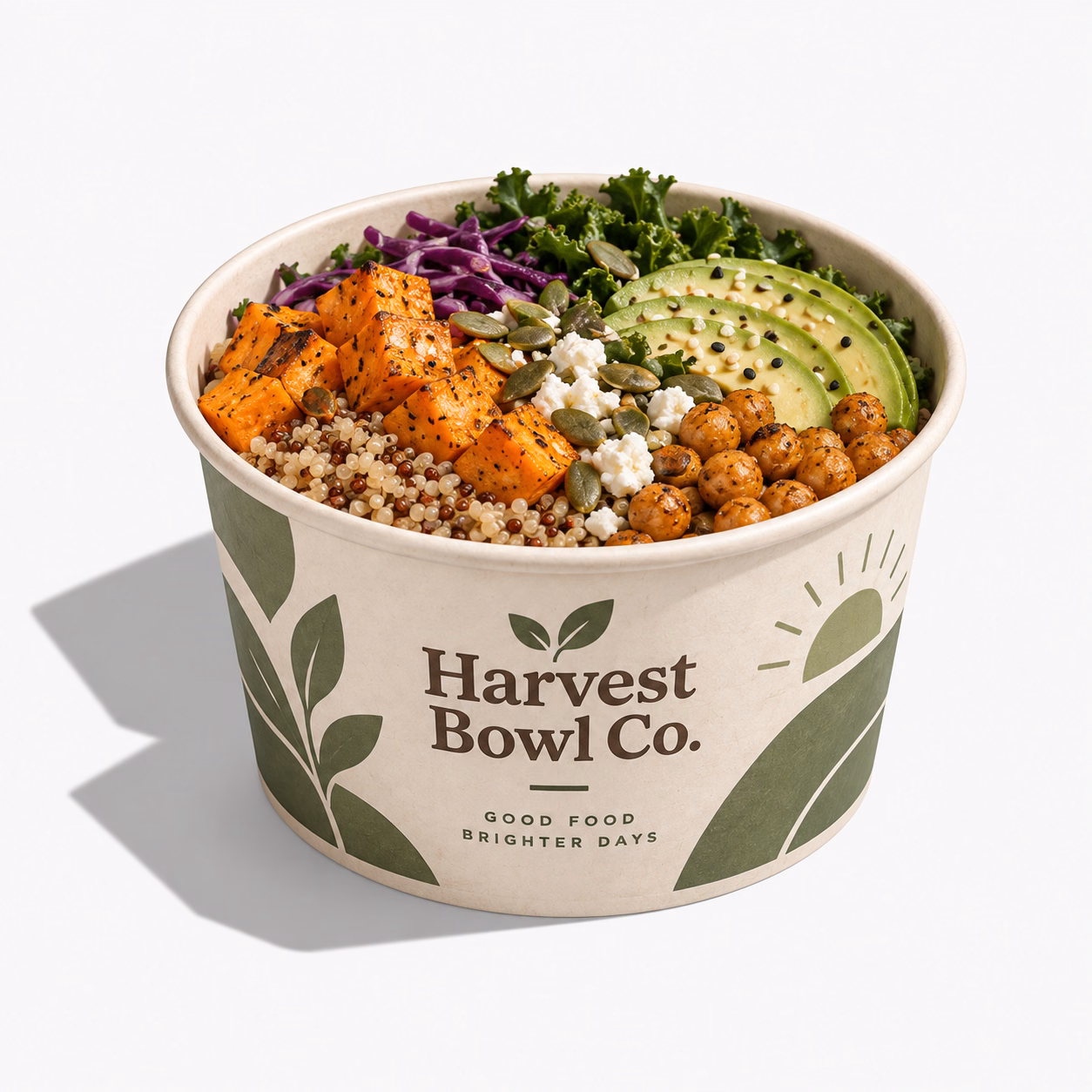 Custom Food Bowls design illustration