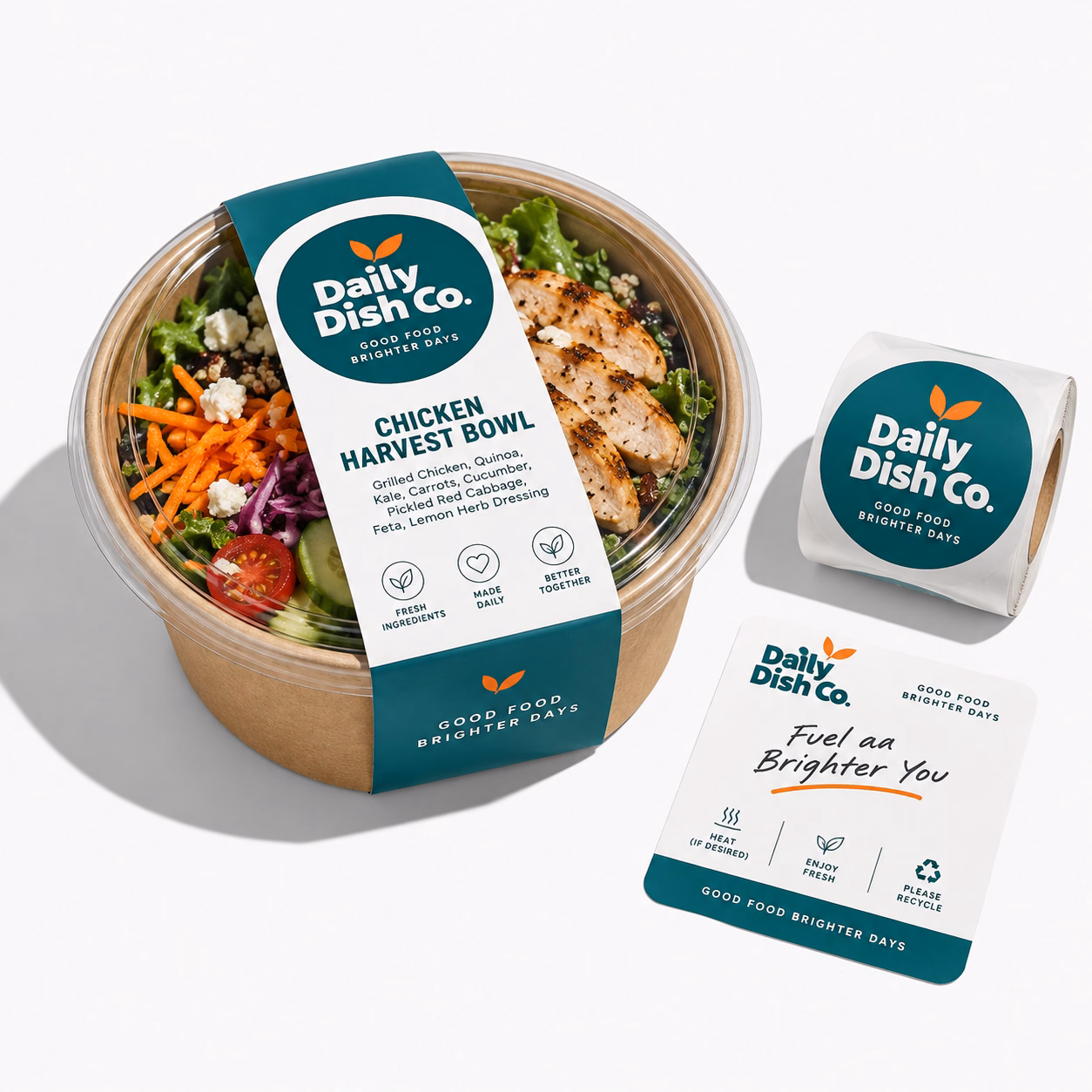 Custom Food Labels design illustration